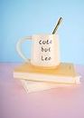 WEAVING HOMES Cute But Leo Mug 250 ML Ceramic Mugs Gift to Best Friend Coffee/Tea/Milk/Green Tea/Cold Coffee Mugs/Cup Microwave Safe & Dishwasher Safe (Set of 1)
