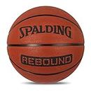 Spalding Rebound Rubber Basketball (Color: Brick Orange, Size: 7) (NBA Rebound), Polyurethane (PU);Rubber