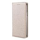 HARITECH PU Leather Magnetic Premium Flip Cover with 2 Card Slot for Apple iPhone 6 Plus/Apple iPhone 6s Plus - Gold