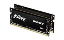 Kingston FURY Impact 16 (2x8GB) 3200MHz DDR4 CL20 Memoria Portátil Kit de 2 KF432S20IBK2/16