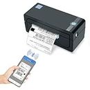 JADENS Bluetooth Thermal Monochrome Label Printer, 4x6 Shipping Label Printer, Compatible with Android&iPhone and Windows, Widely Used for Hermes, Royal Mail, Amazon, Shopify, Ebay