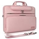 DOMISO 10.1-10.5 Inch Waterproof Tablet Bag Briefcase Shoulder Bag Laptop Bag for 9.7 Inch Samsung Galaxy Tab / 9.7 Inch 10.5 Inch iPad Pro / 10.1 Inch Lenovo Tab 4 10 Plus/Asus/Acer/HP, Pink