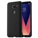 SmartPoint Silicon Candy with Anti Dust Plugs Shockproof Slim Back Cover Case for LG V30