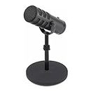Samson Q9U Dynamic Broadcast USB Microphone - USB-C Digital Output with 24-bit - Plug-an-Play - Ideal for Podcasting, Live Sound, Broadcasting and Music Recording Applications (Black)