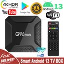 Android 13.0 Smart TV Box 4K HDMI Quad Core HD 2.4G/5G WIFI Media Stream Player