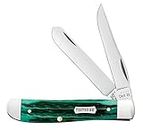 Case XX Knives Kinfolk Jade Bone Mini Trapper Stainless 48948 Pocket Knife