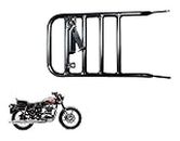 Sai kirpa Luggage Carrier Made with Heavy Quality Metal Corrosion Resistance Compatible for RE Bullet, Standard, Classic 350 & 500 - Black
