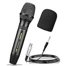 Aokeo Dynamic Karaoke Microphones, A350 Microphone for Singing with Foam Cover and 16.4ft XLR Cable.Handheld Mic Compatible for Speaker,Machine, Amp,Mixer Speech,Wedding and Vocal Concert