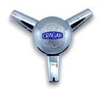 CRAGAR SS wheel centre caps- Genuine cragar caps Tri Bar spinner caps