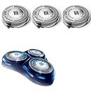 Laprite HQ8 Replacement Heads for Philips Norelco Aquatec Shavers, AT750,AT751,AT890,AT891,HQ7120, OEM HQ8 Blades Upgraded, Philips Norelco Electric Shaver Replacement Hq8505 Blades 3Pack