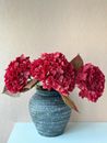 3 Pcs 21 inches Natural Lifelike Latex Real Touch Hydrangea Artificial Flowers