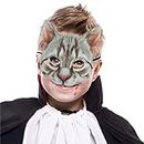 Maodom Costume da Copricapo da Gatto | Traspirante Halloween Costume Cat Eye Copre,Accessori per Costumi da Faccia da Gatto per Donna e Uomo