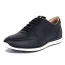 LOUIS STITCH Play Men's Egyptian Black Fashion Sneakers for Men All Day Comfortable Wear (SNK-DE) (Size- 9 UK)