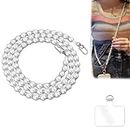 BRAINLE Elegant Pearl and Diamond Charm Lanyard - Crossbody Phone Strap, Hands-Free Neck Mobile Holder, Compatible with iPhone and Most Smartphones, Mobile Hanging Chain Sling Accessory