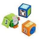 Fisher-Price Nouveaux Cubes d'éveil Surprises, Multiples activités et Textures pour éveiller Les Sens de Bébé, dès 6 Mois, GJW13