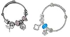 Single pandora Bracelet for Women & Girls Slip on link pandora any one Bracelet Design as per availability Combo of 2