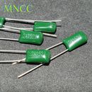 1~5pc 2A152J 1500pF 1.5nF 100V 5% Mylar Green Polyester PET Capacitors P3.4mm