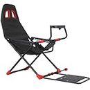 Challenge Sim Racing Cockpit | Foldable & Adjustable | For High Performance Sim Racing | Compact & Flexible | Supports All Steering Wheels & Pedals | For PC And Console | Actifit Edition