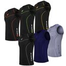 Mens Compression Armour Base Layer Tops Running Sleeveless Sports Skin Shirt