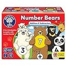 Orchard Toys Number Bears Educational Board Game Teaches Counting Number Bonds Addition&Subtraction Teacher Tested Maths Game Party Gift For Children Age 5+ Years,Multicolor