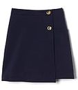 French Toast Girls School Uniform Stretch Double Button Scooter (Navy 6-6X)