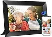 FANGOR 10.1 Inch WiFi Digital Picture Frame 1280x800 HD IPS Touch Screen, Electronic Smart Photo Frame with 32GB Storage, Auto-Rotate, Instantly Share Photos/Videos via Uhale App from Anywhere
