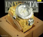 NEW Invicta Men's 52mm Bolt ZEUS MAGNUM SHUTTER Chronograph SILVER DIAL Watch
