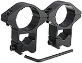 TANYIONE Tactical High Profile 1inch Scope Rings for 11mm Dovetail Weaver Rail Mount