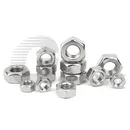 304 Stainless Steel UNC/UNF Hex Hexagon Nuts 2#-56 4#-40 6#-32 8#-32 10#-32 10#-24 to 3/4-10 PITCH