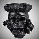 Inara Creation® Skull Cigarette Ashtray for Home, Office & Bar (Black)