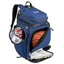 WOLT | Basketball Backpack Bag with Separate Ball Compartment and Shoes Pocket, Large Sports Equipment Bag for Basketball, Soccer, Rugby, Volleyball, Baseball Sport Backpack Bag