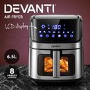Devanti Air Fryer 6.5L LCD Fryers Oven Airfryer Healthy Cooker Oil Free Kitchen
