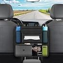 APLKER Car Net Pocket Handbag Holder Between Seats, Large Capacity Car Seats Storage Bag Automotive Consoles & Organizers for Documents Phone and Other Items