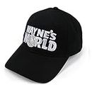 Nofonda Wayne's World Embroidered Adult Unisex Leisure Baseball Cap Hat (Black)(Size: One Size)