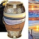 Endless Summer Cremation Urns for Women for Funeral, Burial or Home. Cremation Urns for Adult Male Large Urns for Dad and Cremation Urns for Men Adults XL Large & Small Sunset Urns for Ashes