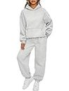 AUTOMET Womens 2 Piece Outfits Oversized Sweatsuit Fall Clothes 2024 Track Suits Matching Sets Hoodie Sweatshirts Trendy Fashion Clothes Sweat pants with Pockets