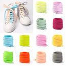 1 Pair of Colorful Flat Laces Sneakers Basketball Shoes ▼