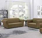 Jody Clarke Sofa Cover 1, 2, 3 Piece Spandex Non Slip Soft Couch Loveseat Chair Protector Slipcover Stretch Protection Love Seat Furniture Covers for Sofa and Loveseat (2PC Sofa & LOVESEAT,Taupe)