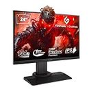 ViewSonic Omni Gaming Monitor Xg2405 24 Inch (60.96 Cm) Fhd 1920 x 1080 Pixels, IPS Panel, Frameless Gaming Monitor, 144Hz, 1Ms, 2 X Hdmi 1.4 and Dp Port Connectivity, G-Sync Enabled, Black