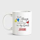 Huppme Jovani Always Have A Special Place In My Heart Love Ceramic Coffee Mug, 350 Ml, 1-Piece, White
