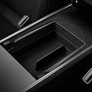 SPIGEN TO224 Armrest Console Organizer Tray Neat Storage Drawer for Tesla Model 3 / Y - Black