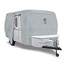 Classic Accessories Over Drive PermaPRO Molded Fiberglass Travel Trailer Cover, Fits up to 8' - 10' RVs