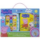 Peppa Pig - Electronic Me Reader Jr and 8 Look Find Sound Book Library - PI Kids