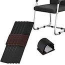 Non Slip Felt Pad Anti Scratch Pad Furniture 6 PCS Office Chair Foot Pads Anti Scratches & Reduce Noise(Black)