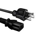 BBAUER 6ft UL AC Power Cord Cable for Yamaha Tyros 4 Pro Arranger Digital Workstation