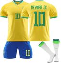 Equipacion camiseta para niño de Brasil de Neymar.Talla 24,26,28.