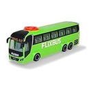 Dickie Toys - Autobus giocattolo Man FlixBus Verde, 27 cm, Autocar con funzione di sterzo, 3 anni (203744015)