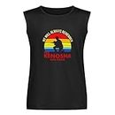 Parlede Kyle Rittenhouse Kenosha Hat Trick Men's Vests Tank Tops O-Neck 100% Cotton Undershirts Unisex Sleeveless T-Shirt L
