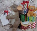 Charming Tails 'SOMETHING JUST FOR YOU" CHRISTMAS MOUSE PRESENTS