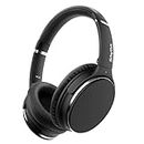 Srhythm NC25 Active Noise Cancelling Headphones, Wireless Headphones Bluetooth 5.3, Lightweight Stereo Headset Over-Ear with Low Latency, Protein Earpads, 50H Playtime